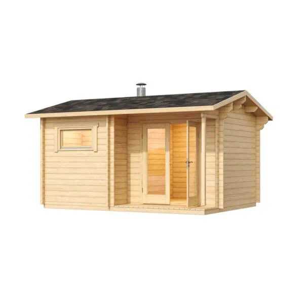 Produktbild 1 - Tuindeco Saunahaus Juuka - 8715815413762 Produktbild 1 - Tuindeco Saunahaus Juuka - 8715815413762