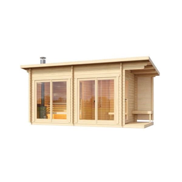 Produktbild 1 - Tuindeco Saunahaus Tampere L - 8715815413700