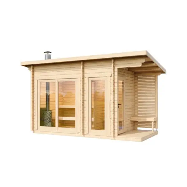 Produktbild 1 - Tuindeco Saunahaus Tampere M - 8715815413687