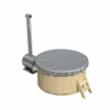 Produktbild 2 - Tuindeco Hot Tub Basic mit Außenofen - 8715815406184