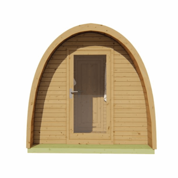 Produktbild 2 - Tuindeco Sauna POD mit Umkleidekabine - Thermowood - Länge 396 cm - 8715815413861