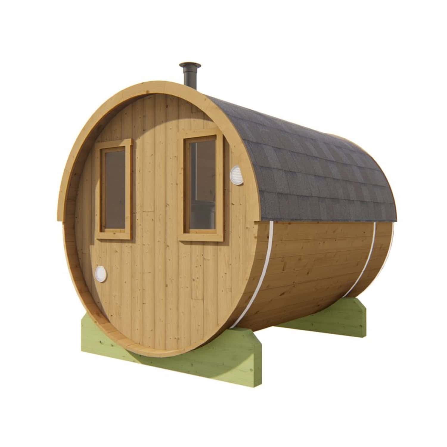 Produktbild 2 - Tuindeco Saunafass - Thermowood - Länge 250 cm - 8715815031805