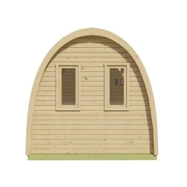 Produktbild 3 - Tuindeco Sauna POD mit 3 Räumen - Fichtenholz - Länge 480 cm - 8715815413908