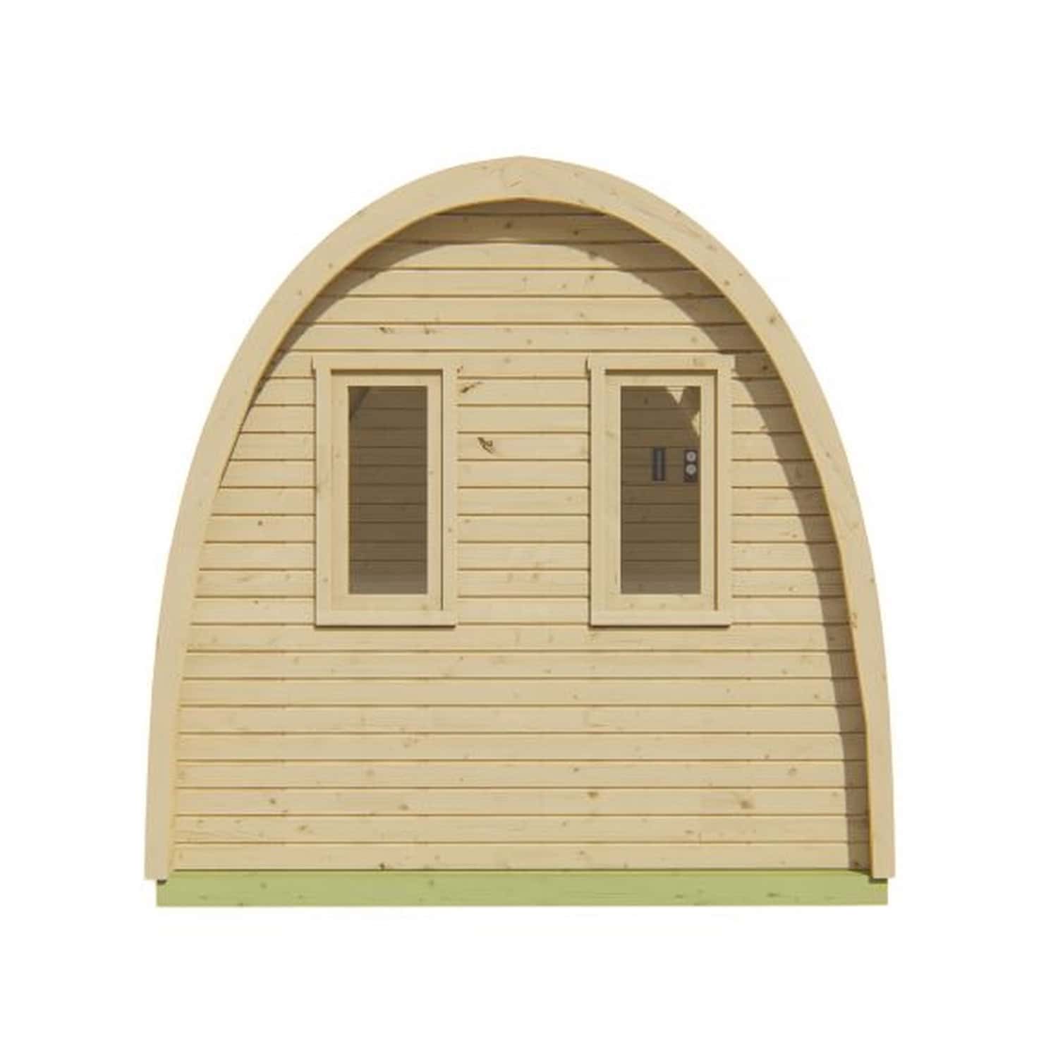 Produktbild 3 - Tuindeco Sauna POD mit 3 Räumen - Fichtenholz - Länge 480 cm - 8715815413908