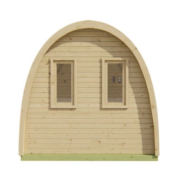 Produktbild 3 - Tuindeco Sauna POD mit Umkleidekabine - Fichtenholz - Länge 396 cm - 8715815413892
