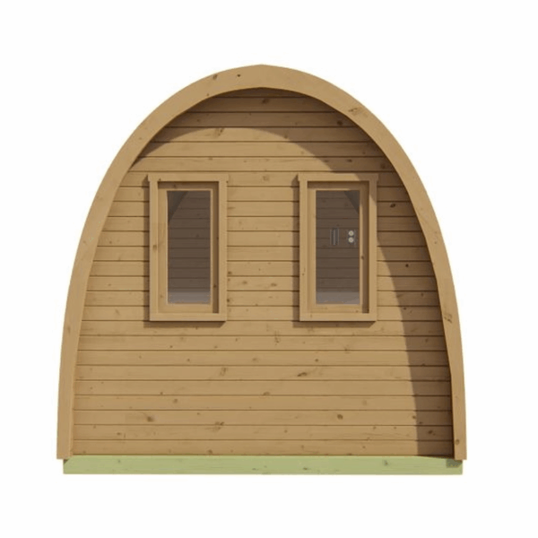 Produktbild 3 - Tuindeco Sauna POD mit Umkleidekabine - Thermowood - Länge 396 cm - 8715815413861