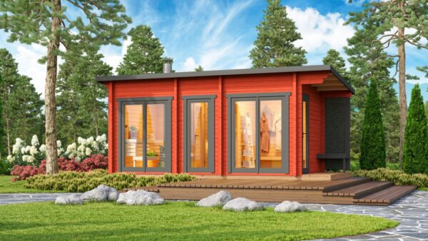Galeriebild 1 - Tuindeco Saunahaus Tampere XL - 8715815413724