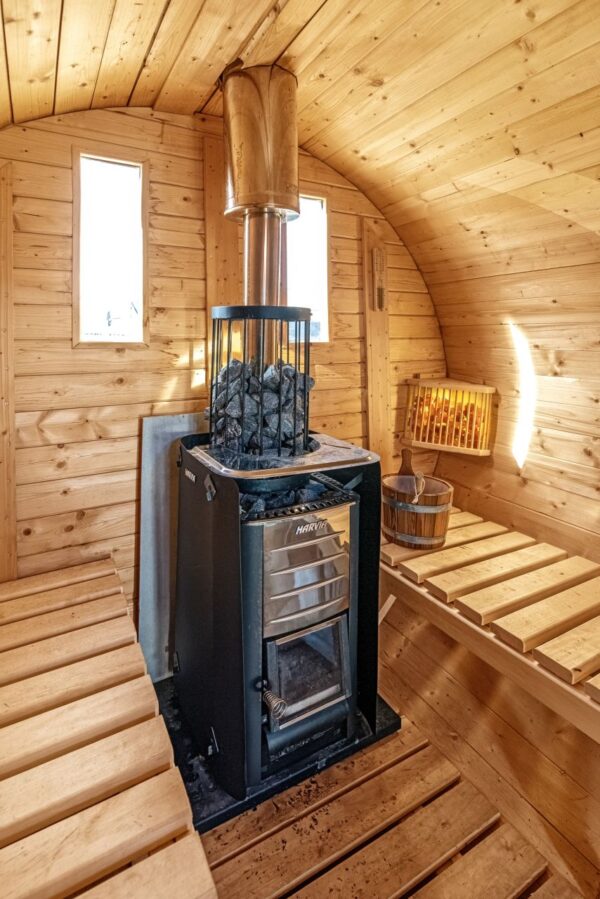 Galeriebild 2 - Tuindeco Steinkorb für Harvia Holzsaunaofen M3 - 8715815646818