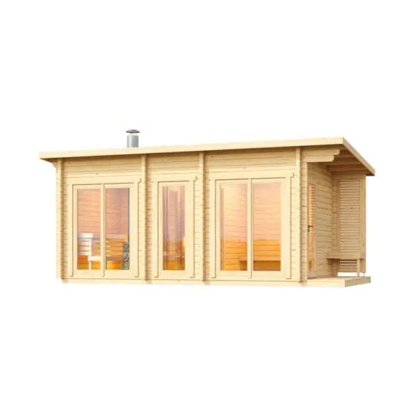 Produktbild 1 - Tuindeco Saunahaus Tampere XL - 8715815413724