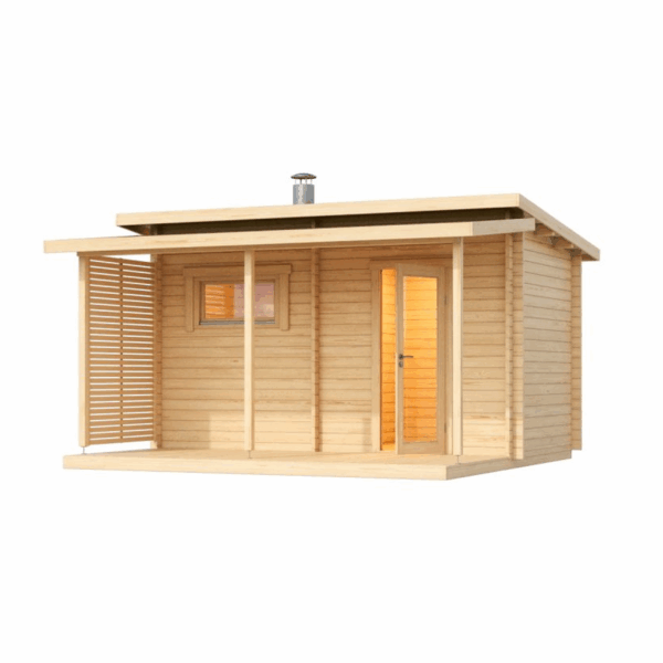 Produktbild 1 - Tuindeco Terrasse mit Überdachung für Saunahaus Jakobstad - 8715815414097