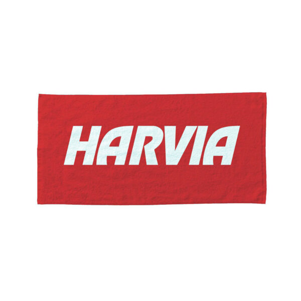 Produktbild 2 - Harvia Handtuch 70 x 140 cm rot - 6417659033237