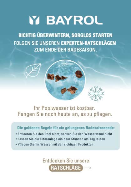 Titelbild   Bayrol Broschüre Pool Überwinterung