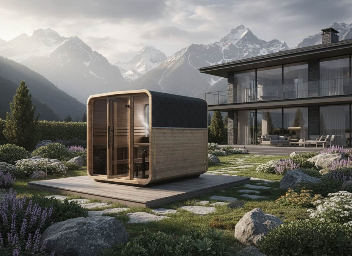 Galeriebild 6 - Hanscraft Sauna QUADRA XL - 134401XL