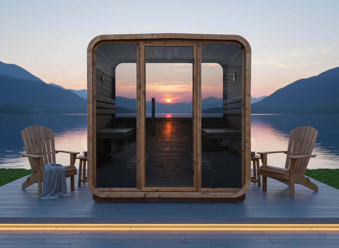 Galeriebild 7 - Hanscraft Sauna QUADRA XL - 134401XL