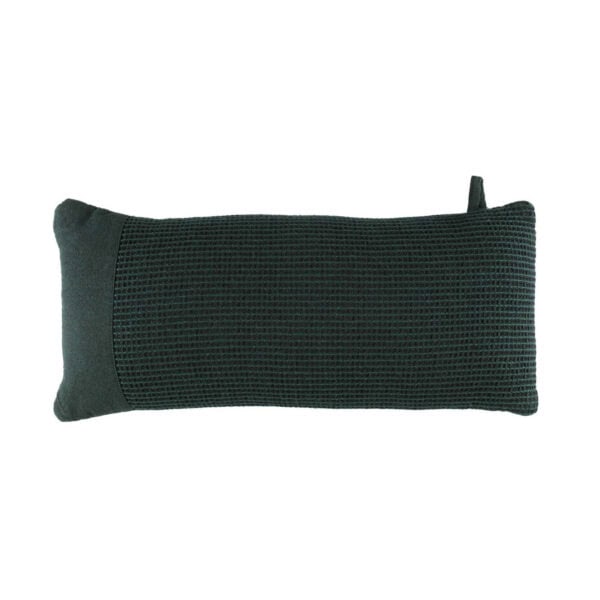 Produktbild 1 - Rento Saunakissen Kenno 50 x 22 cm schwarz / dunkelgrün - 6410416216256
