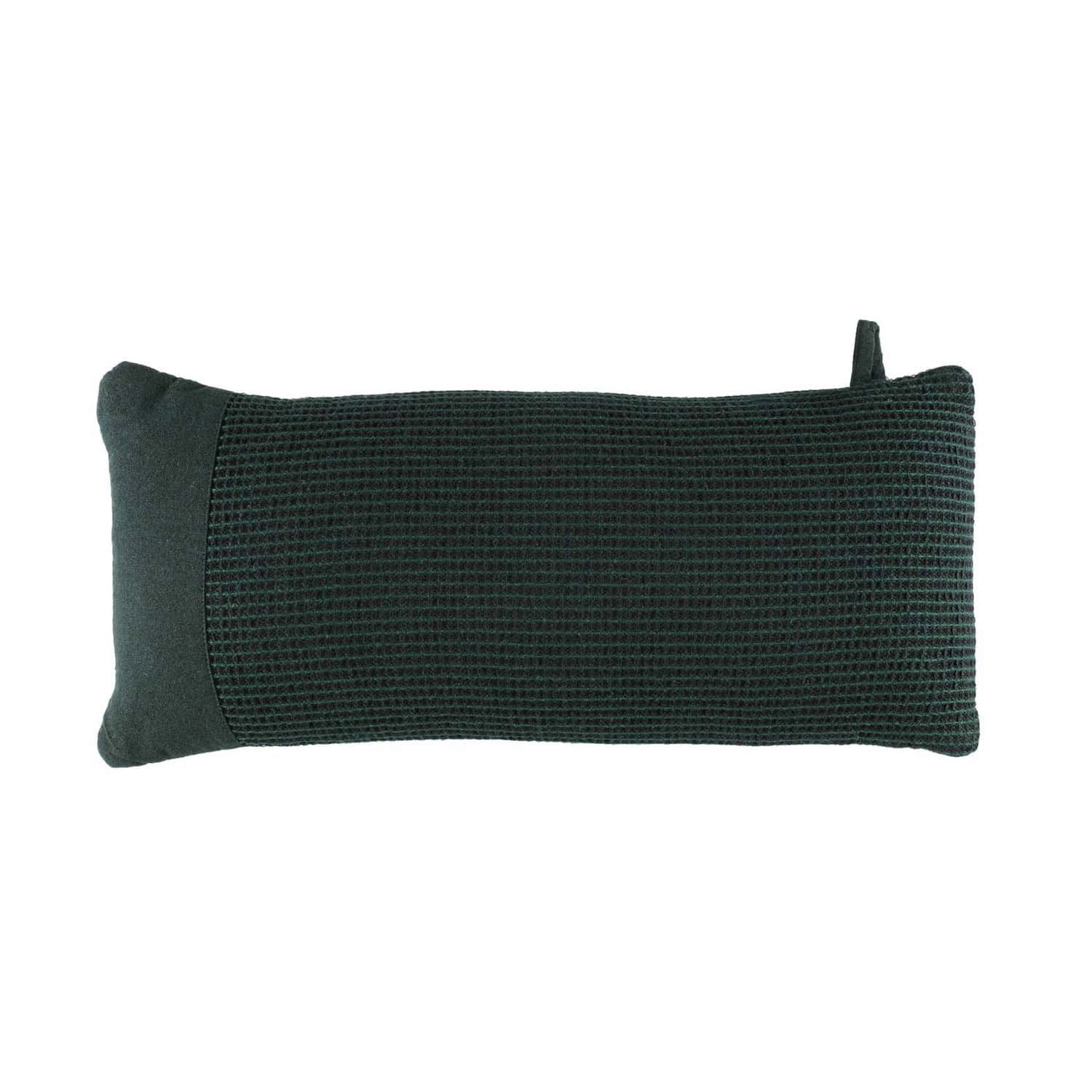 Produktbild 1 - Rento Saunakissen Kenno 50 x 22 cm schwarz / dunkelgrün - 6410416216256