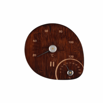 Produktbild    Rento Saunathermometer und  hygrometer dunkler Bambus   