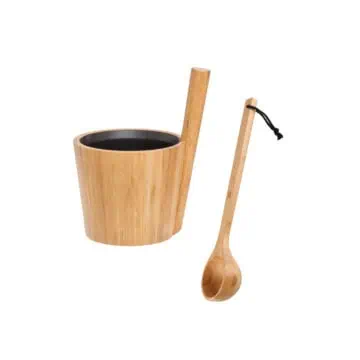 Produktbild    Rento Set Saunakübel und Schöpfkelle Bambus   RT kk b