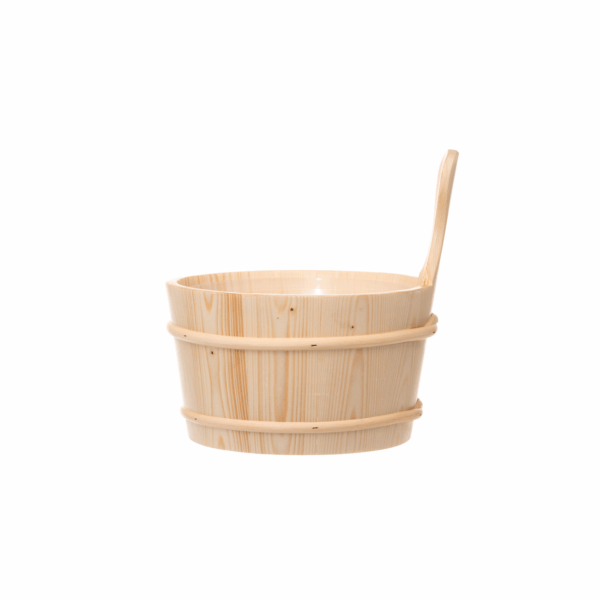 Produktbild 2 - 4 Living-Kollektion Saunakübel Fichte 4 l - 6410413191921