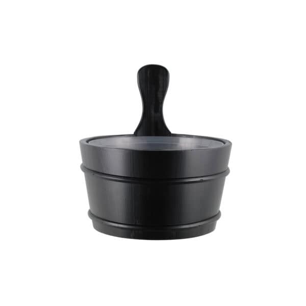 Produktbild 2 - 4 Living-Kollektion Saunakübel Kiefer schwarz - 6410416406077 Produktbild 2 - 4 Living-Kollektion Saunakübel Kiefer schwarz - 6410416406077