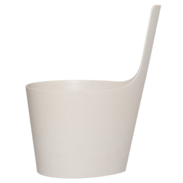 rento sauna aufgusseimer pisara aus biokomposit weiss