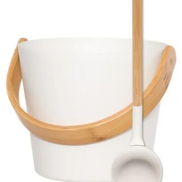 rento sauna set aus aluminium weiss